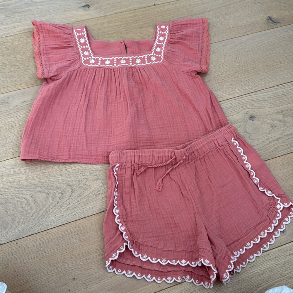 Old Navy - Girls Boho Short Set - Medium/8